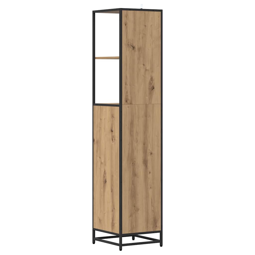 Badkamermeubelset Artisan Eiken 35 x 37,5 x 166 cm Bewerkt hout is nu te koop bij PeponiXL, paradijselijk wonen!