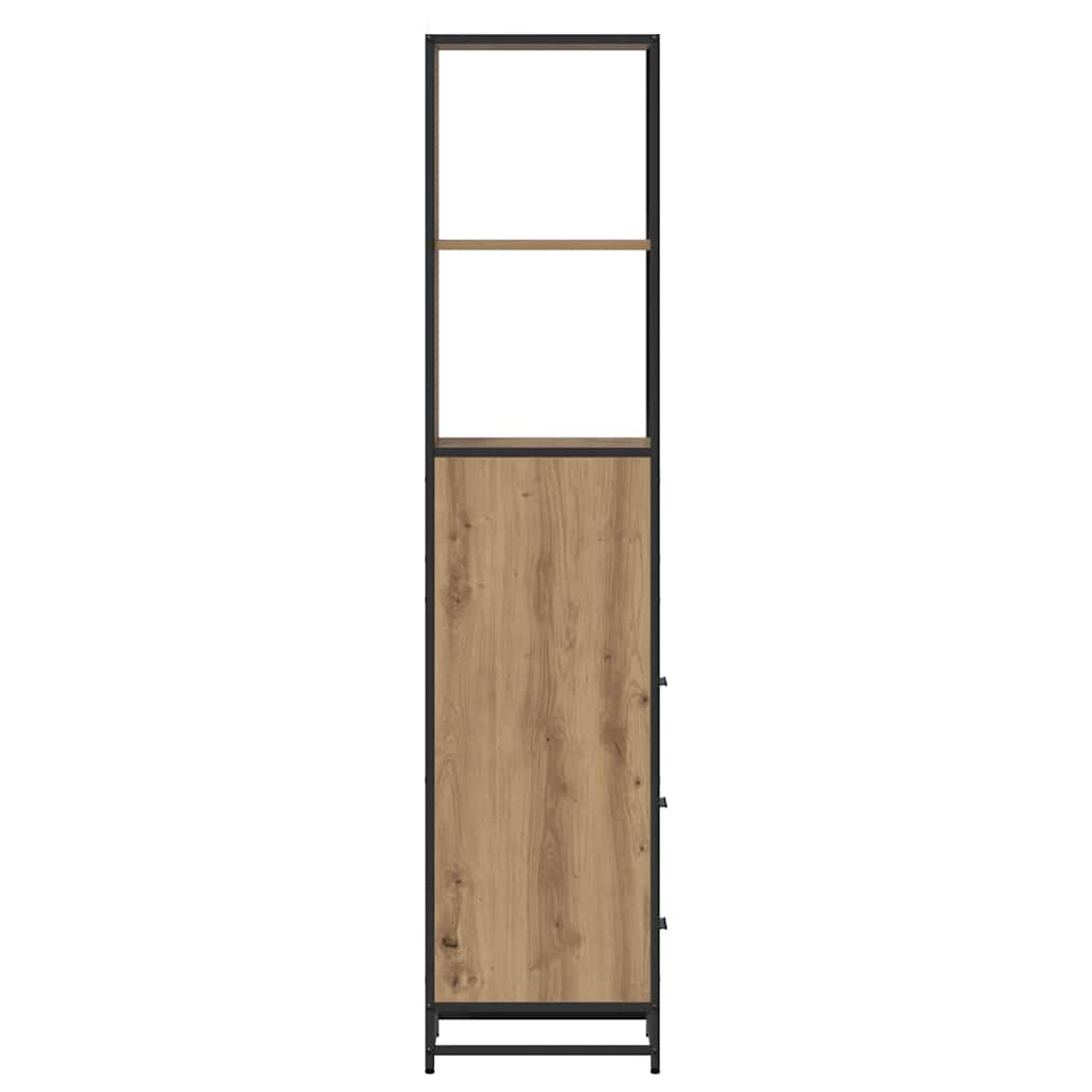 Badkamermeubelset Artisan Eiken 35 x 37,5 x 166 cm Bewerkt hout is nu te koop bij PeponiXL, paradijselijk wonen!