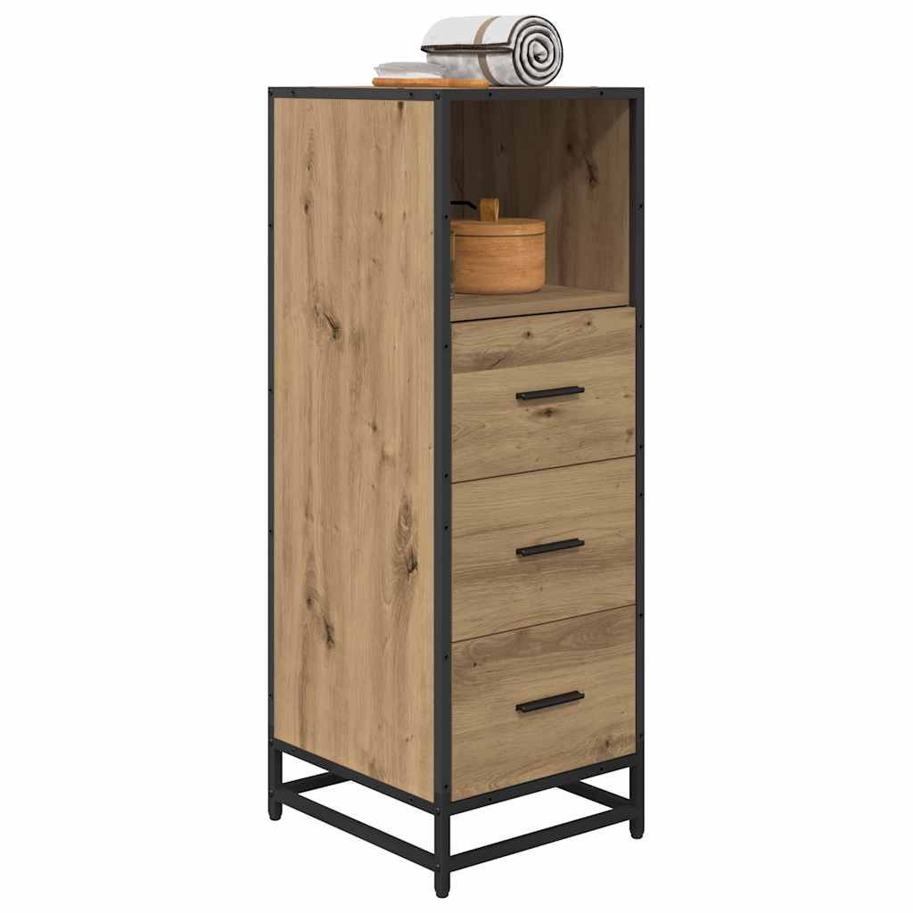 Badkamermeubelset Artisan Eiken 35 x 37,5 x 100 cm Bewerkt hout is nu te koop bij PeponiXL, paradijselijk wonen!