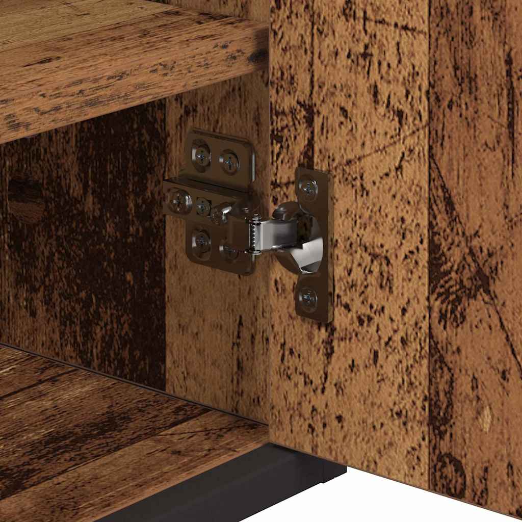 Wandplank met plank Wandgemonteerd Oudhout 65 x 20 x 60 cm is nu te koop bij PeponiXL, paradijselijk wonen!