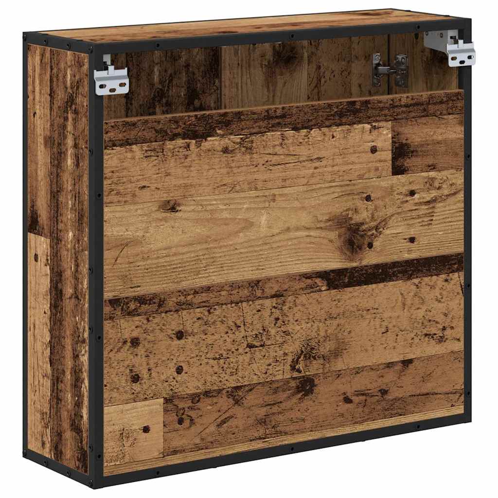 Wandplank met plank Wandgemonteerd Oudhout 65 x 20 x 60 cm is nu te koop bij PeponiXL, paradijselijk wonen!