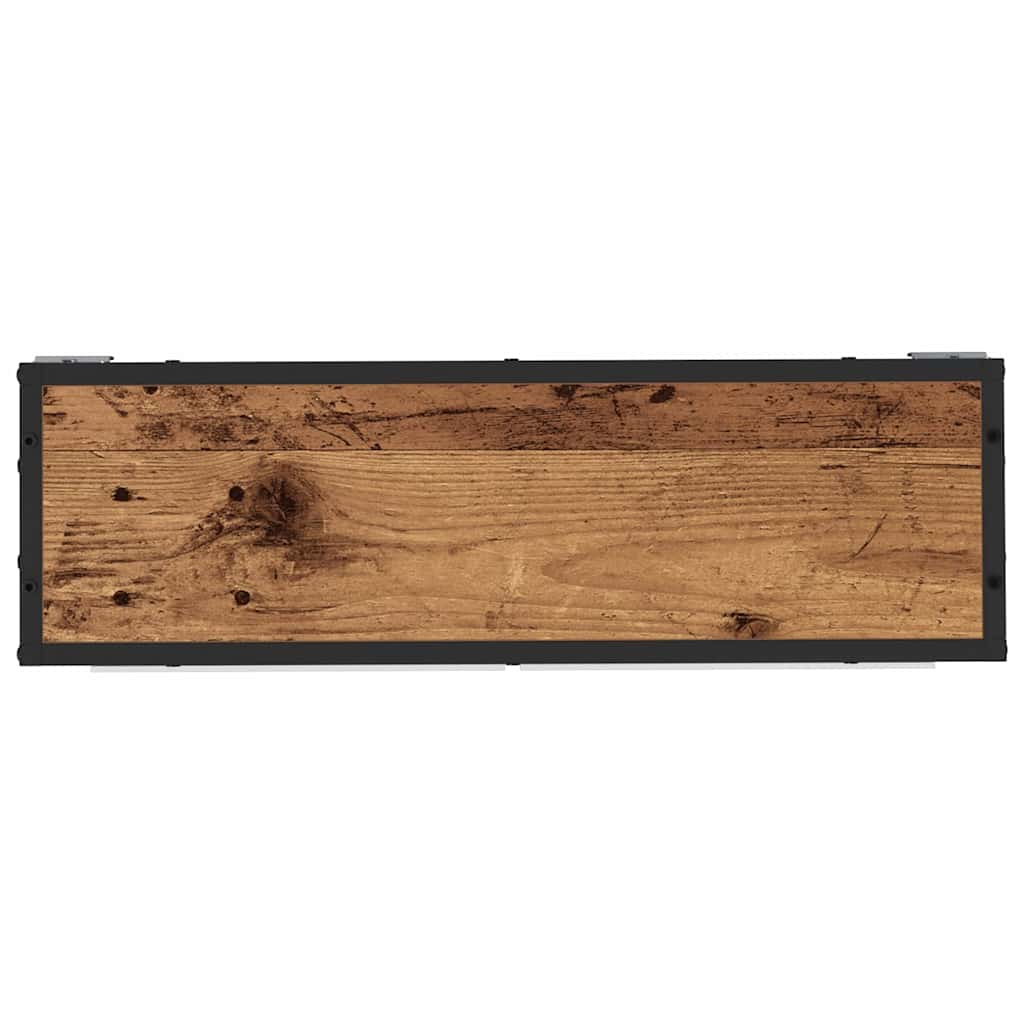 Wandplank met plank Wandgemonteerd Oudhout 65 x 20 x 60 cm is nu te koop bij PeponiXL, paradijselijk wonen!