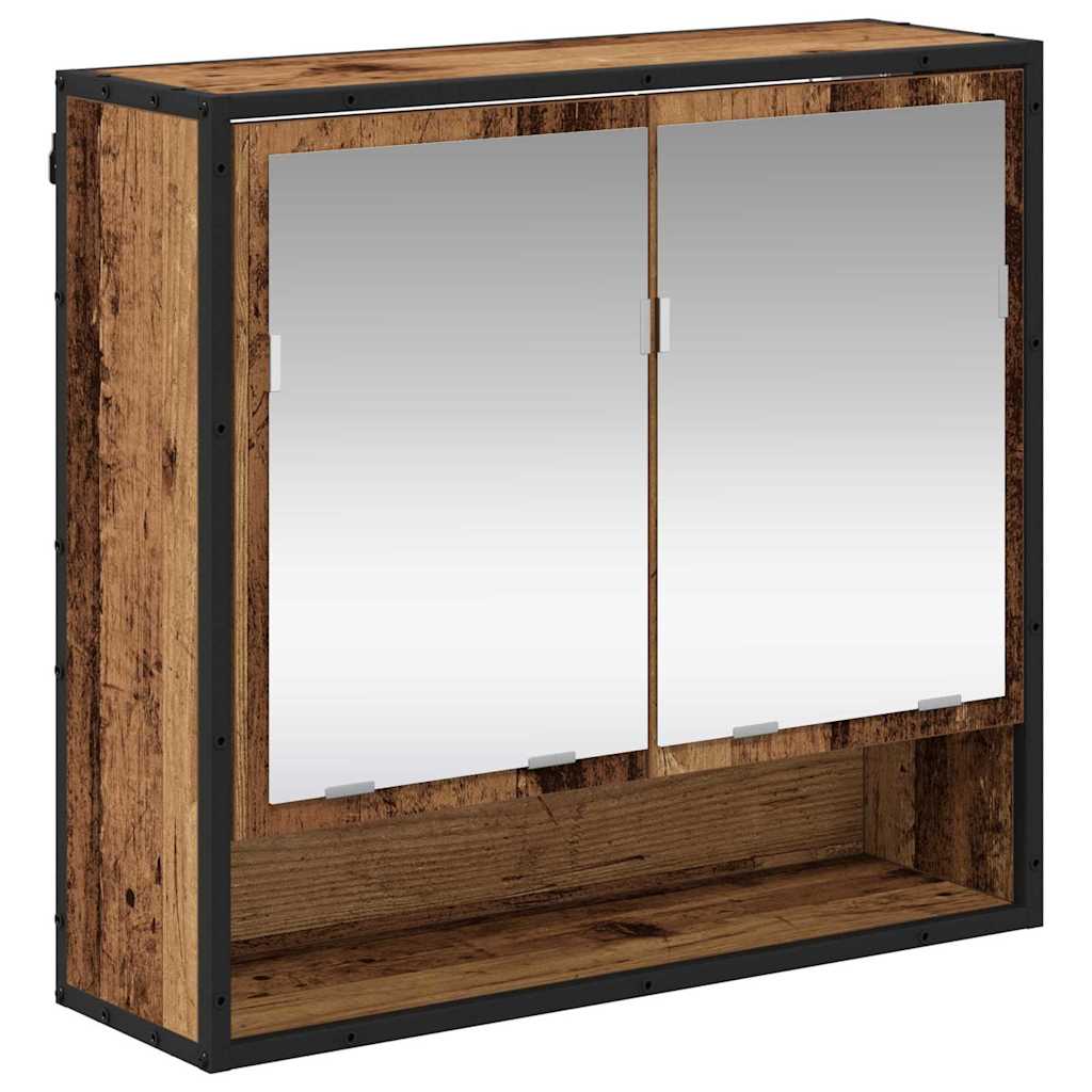 Wandplank met plank Wandgemonteerd Oudhout 65 x 20 x 60 cm is nu te koop bij PeponiXL, paradijselijk wonen!
