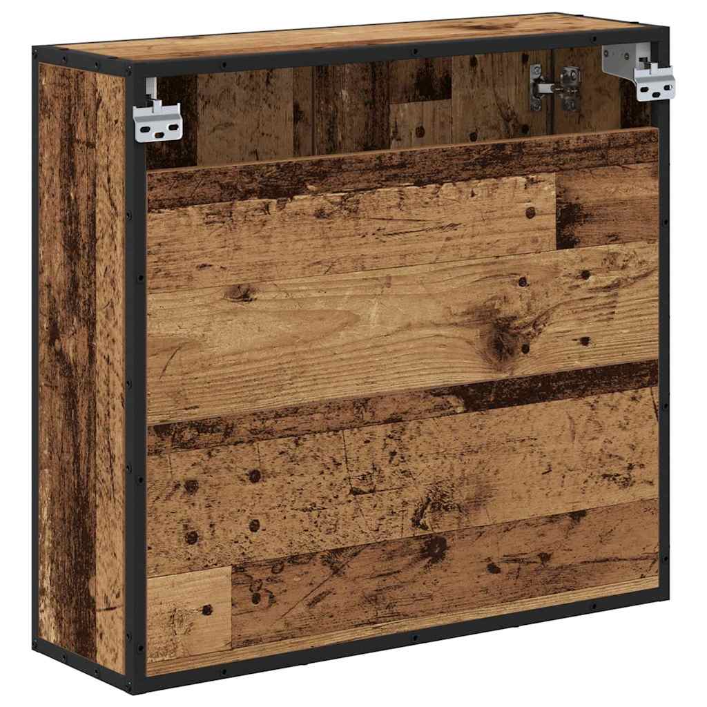 Wandplank met plank Wandgemonteerd Oudhout 65 x 20 x 60 cm is nu te koop bij PeponiXL, paradijselijk wonen!