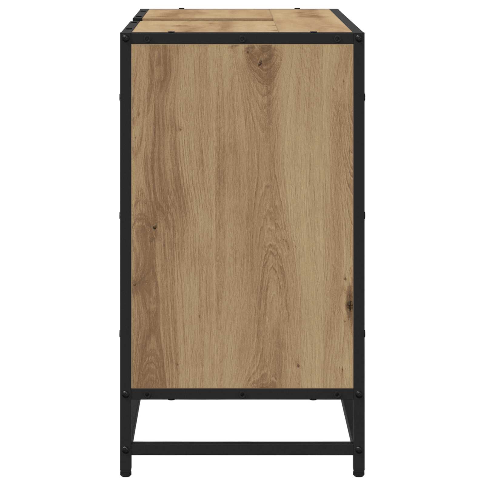 Badkamerkast Artisan Eiken 65 x 33 x 60 cm Bewerkt hout is nu te koop bij PeponiXL, paradijselijk wonen!