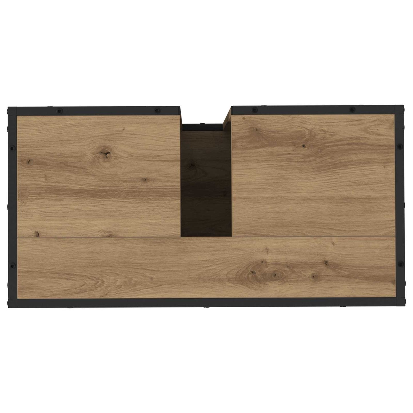 Badkamerkast Artisan Eiken 65 x 33 x 60 cm Bewerkt hout is nu te koop bij PeponiXL, paradijselijk wonen!