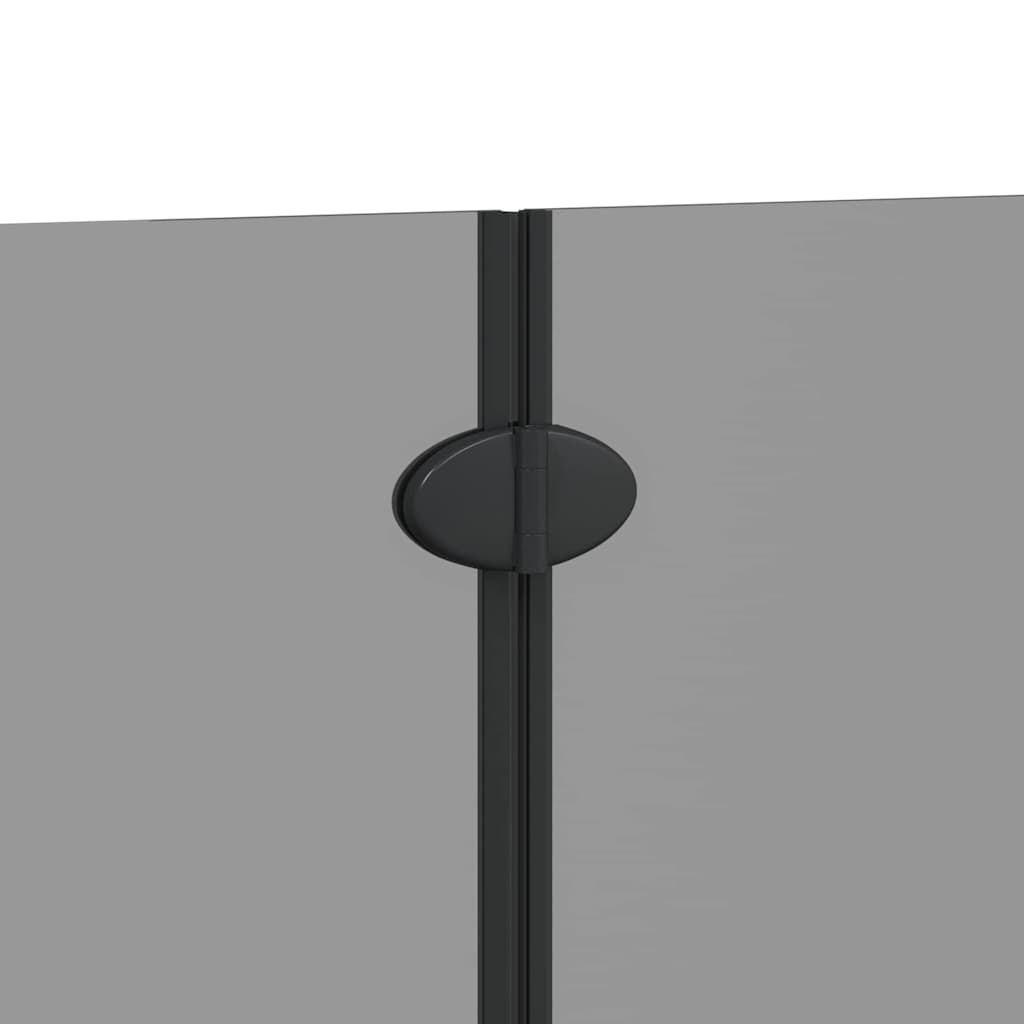 Douche Omhulsel Zwart 130 x 138 cm ESG-glas en aluminium is nu te koop bij PeponiXL, paradijselijk wonen!