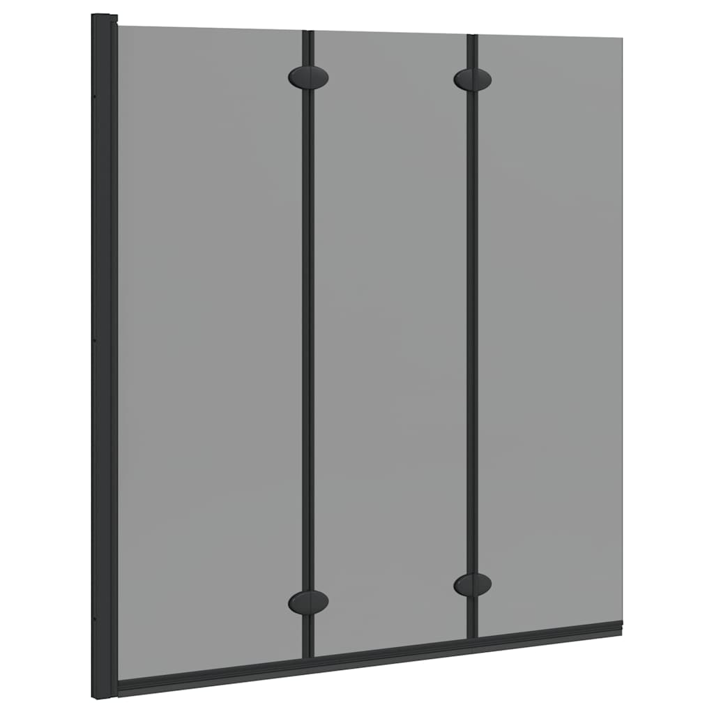 Douche Omhulsel Zwart 130 x 138 cm ESG-glas en aluminium is nu te koop bij PeponiXL, paradijselijk wonen!