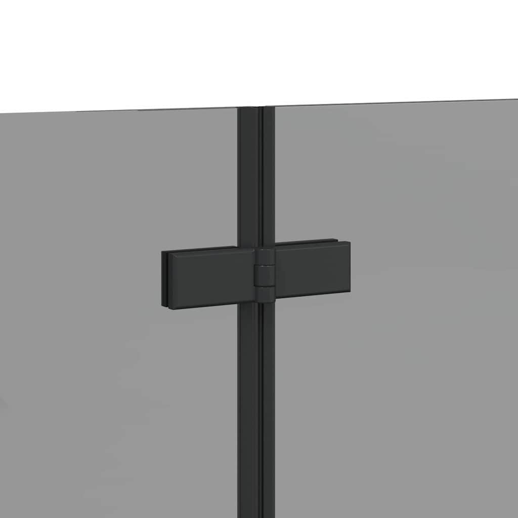 Douche Omhulsel Zwart 120 x 68 x 130 cm ESG-glas en aluminium is nu te koop bij PeponiXL, paradijselijk wonen!