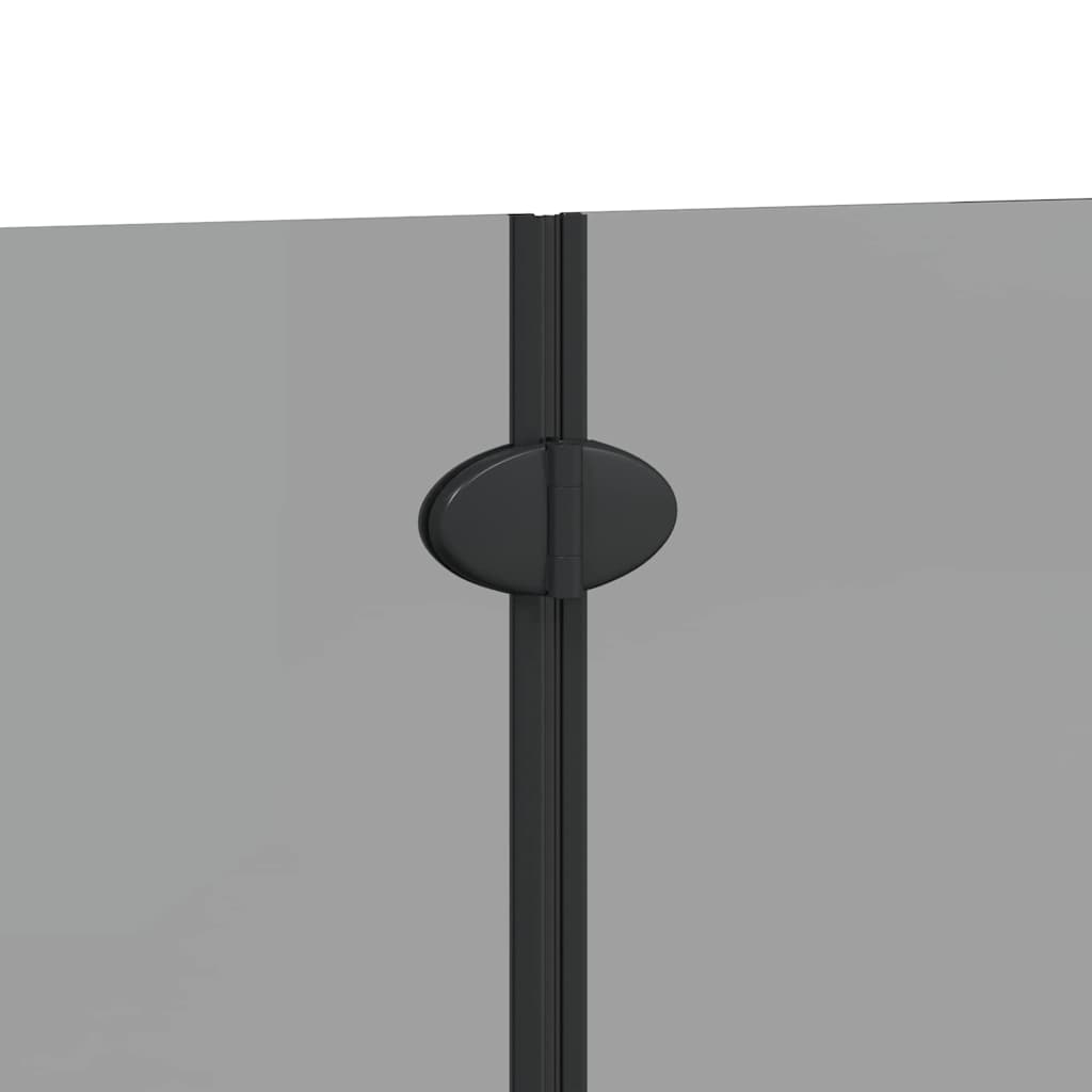Douche Omhulsel Zwart 120 x 140 cm ESG-glas en aluminium is nu te koop bij PeponiXL, paradijselijk wonen!