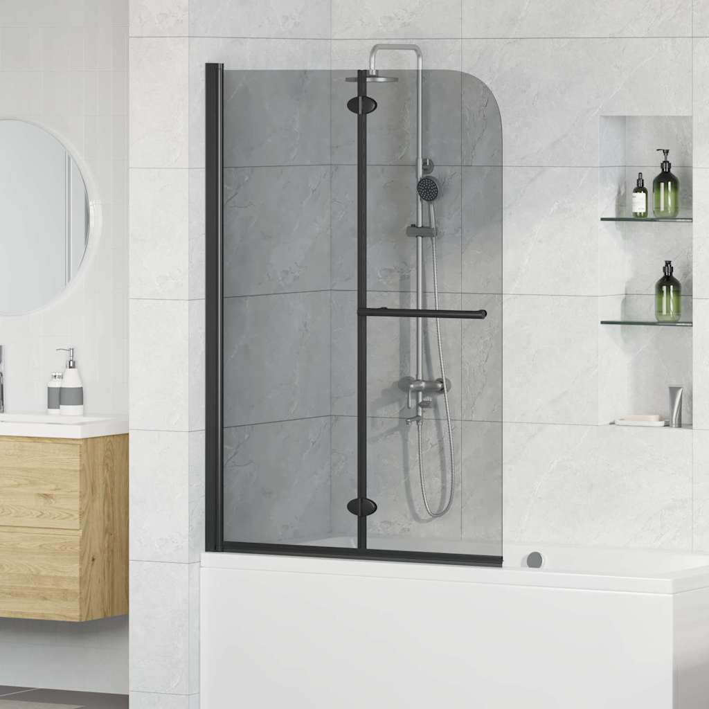 Douche Omhulsel Zwart 120 x 140 cm ESG-glas en aluminium is nu te koop bij PeponiXL, paradijselijk wonen!