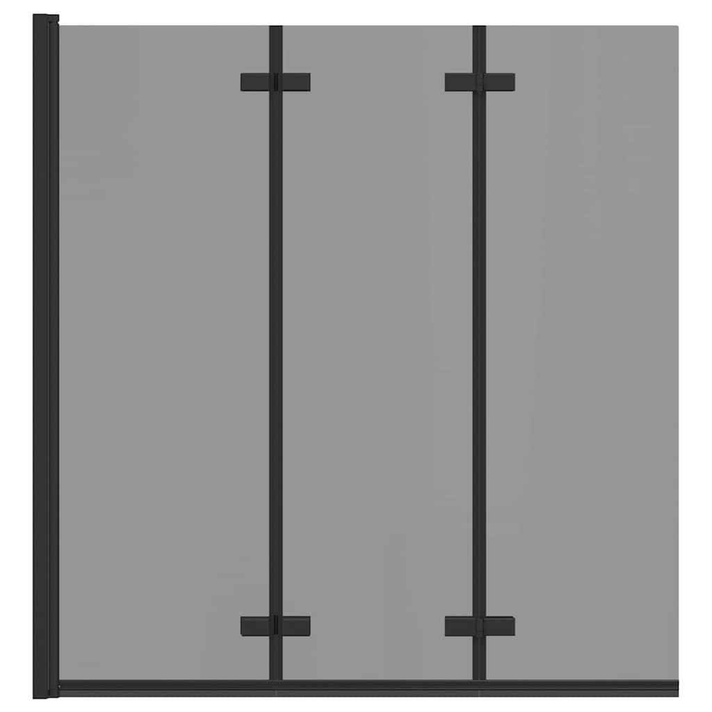 Douche Omhulsel Zwart 130 x 138 cm ESG-glas en aluminium is nu te koop bij PeponiXL, paradijselijk wonen!