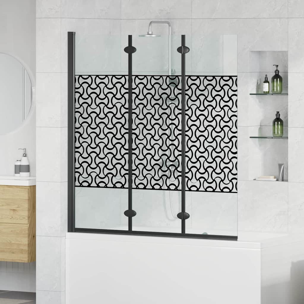 Douche Omhulsel Zwart en transparant 130 x 130 cm gehard glas is nu te koop bij PeponiXL, paradijselijk wonen!