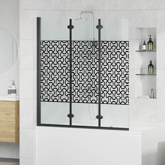 Douche Omhulsel Zwart en transparant 130 x 130 cm gehard glas is nu te koop bij PeponiXL, paradijselijk wonen!