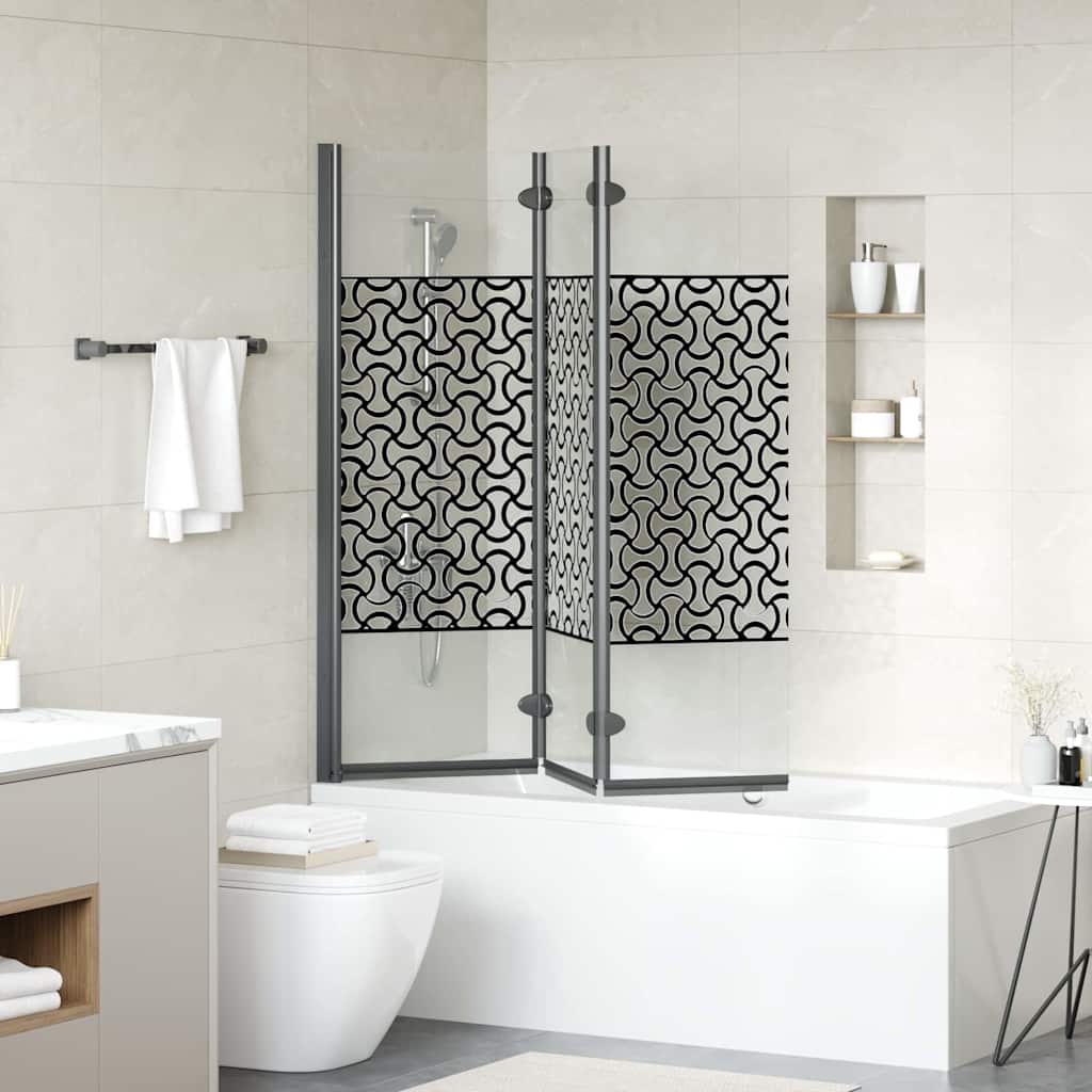 Douche Omhulsel Zwart en transparant 130 x 130 cm gehard glas is nu te koop bij PeponiXL, paradijselijk wonen!