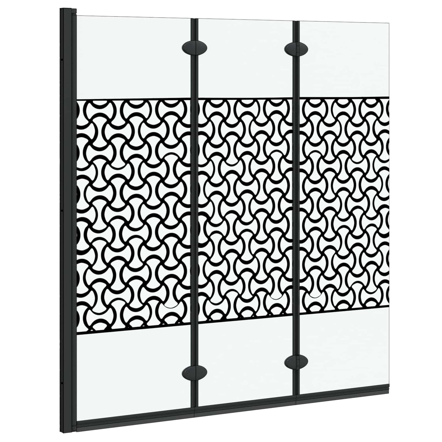 Douche Omhulsel Zwart en transparant 130 x 130 cm gehard glas is nu te koop bij PeponiXL, paradijselijk wonen!