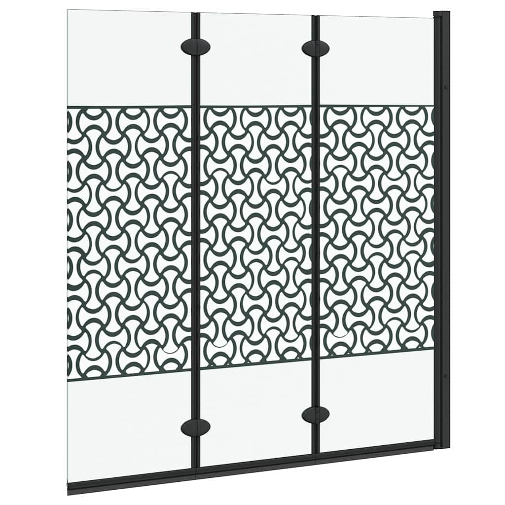 Douche Omhulsel Zwart en transparant 130 x 130 cm gehard glas is nu te koop bij PeponiXL, paradijselijk wonen!