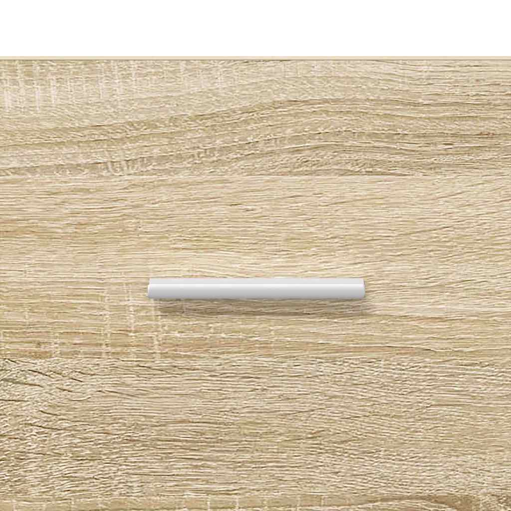 Wastafelkast met opslag met de deur Sonoma Eiken Bewerkt hout is nu te koop bij PeponiXL, paradijselijk wonen!