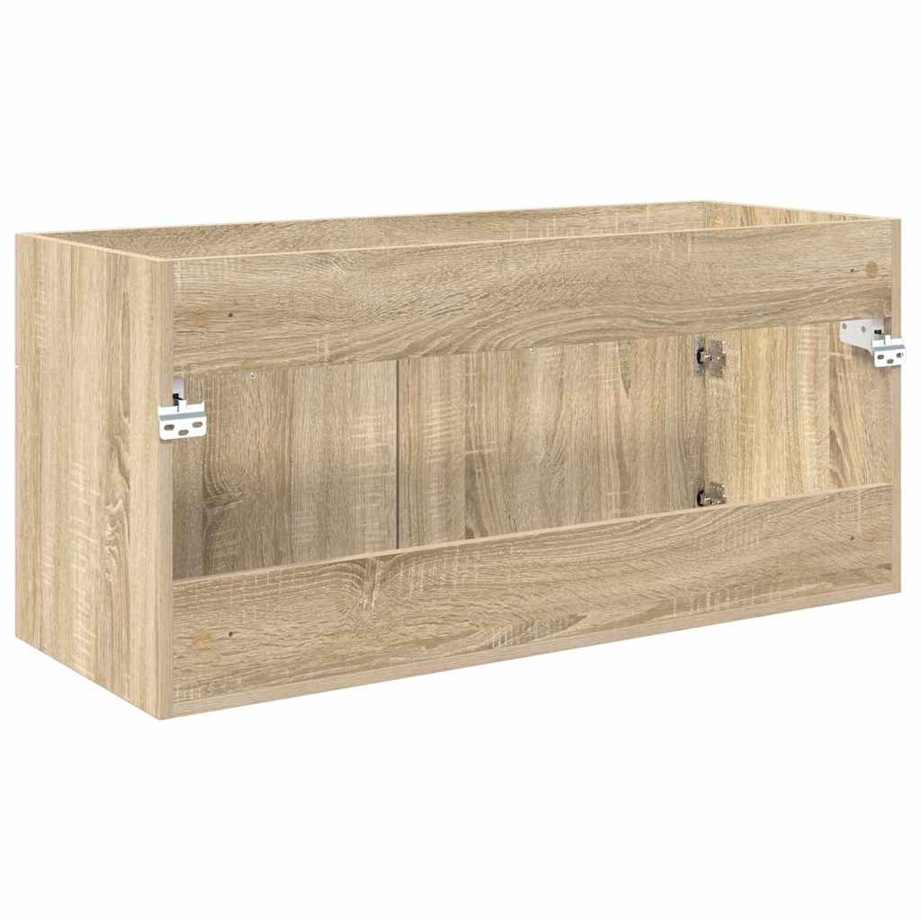 Wastafelkast met opslag met de deur Sonoma Eiken Bewerkt hout is nu te koop bij PeponiXL, paradijselijk wonen!
