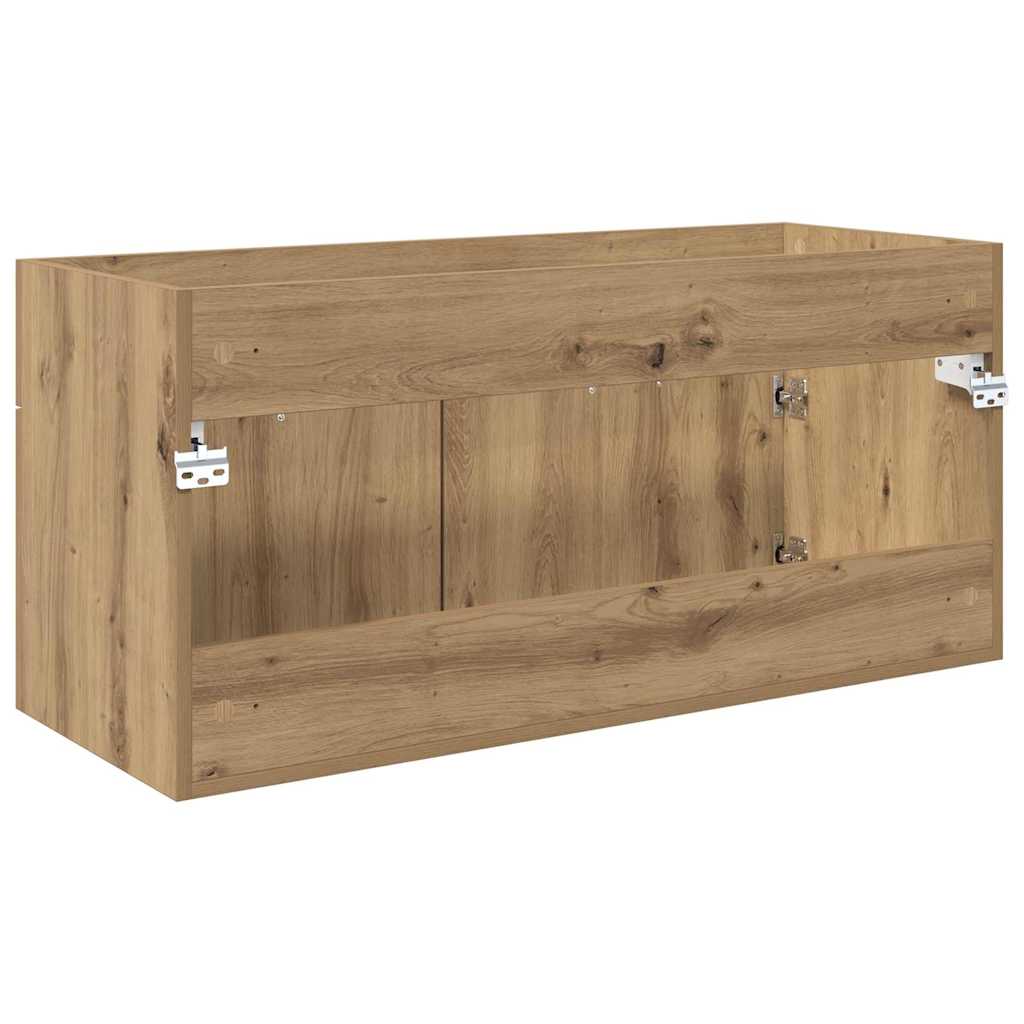 Wastafelkast met opslag met de deur Artisan Eiken Bewerkt hout is nu te koop bij PeponiXL, paradijselijk wonen!