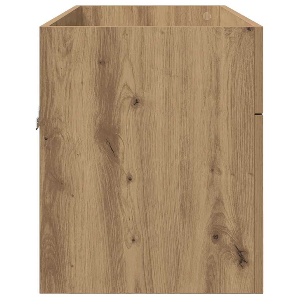 Wastafelkast met opslag met de deur Artisan Eiken Bewerkt hout is nu te koop bij PeponiXL, paradijselijk wonen!