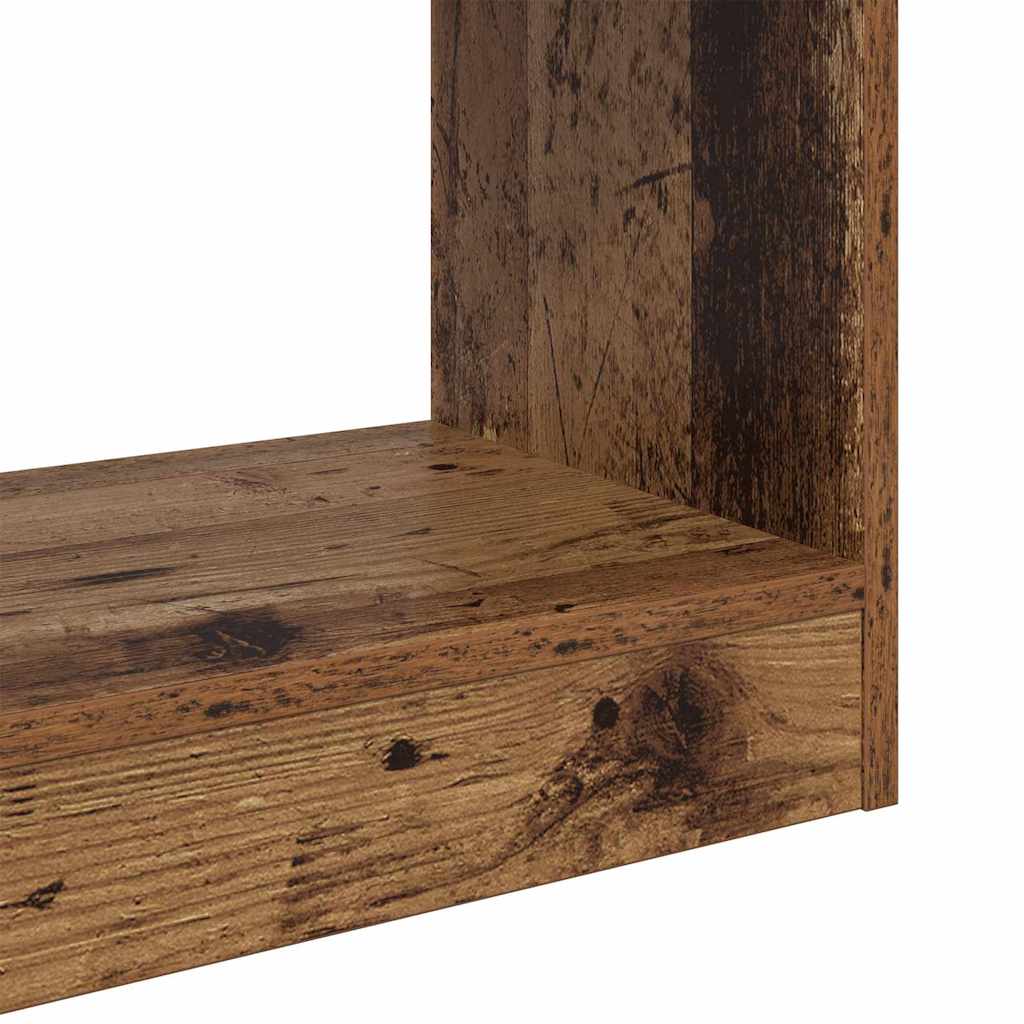 Boekenkast Oud hout 40 x 30 x 103 cm Bewerkt hout is nu te koop bij PeponiXL, paradijselijk wonen!