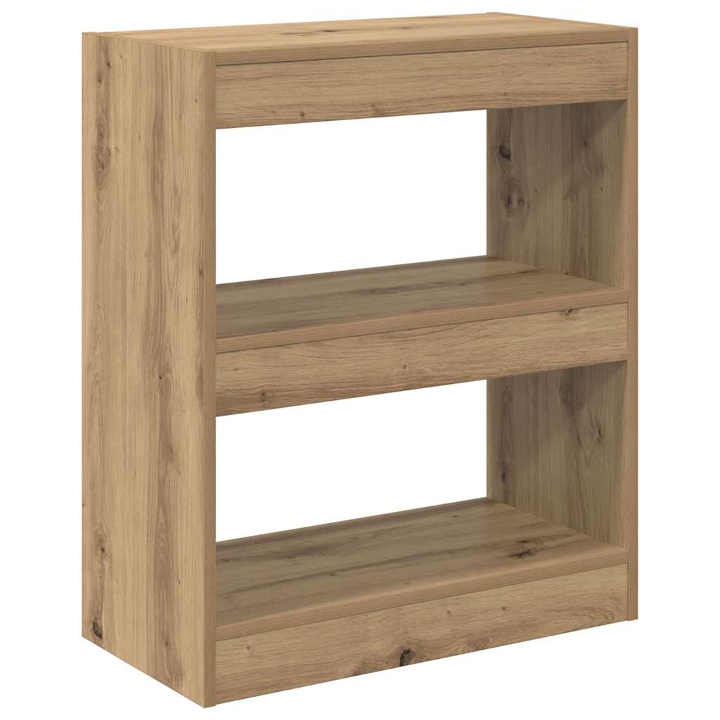Boekenkast Artisan Eiken 60 x 30 x 72 cm Bewerkt hout is nu te koop bij PeponiXL, paradijselijk wonen!