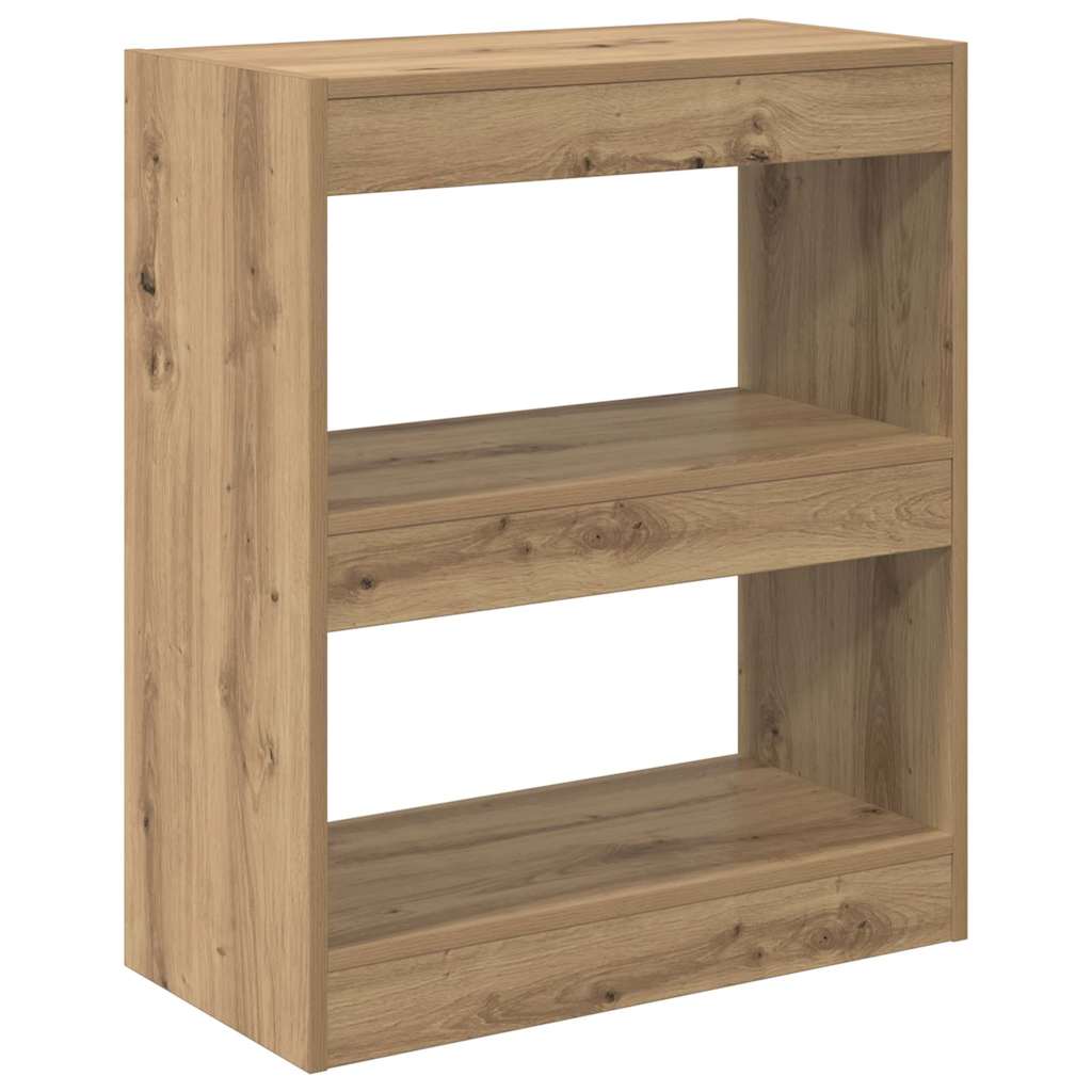 Boekenkast Artisan Eiken 60 x 30 x 72 cm Bewerkt hout is nu te koop bij PeponiXL, paradijselijk wonen!