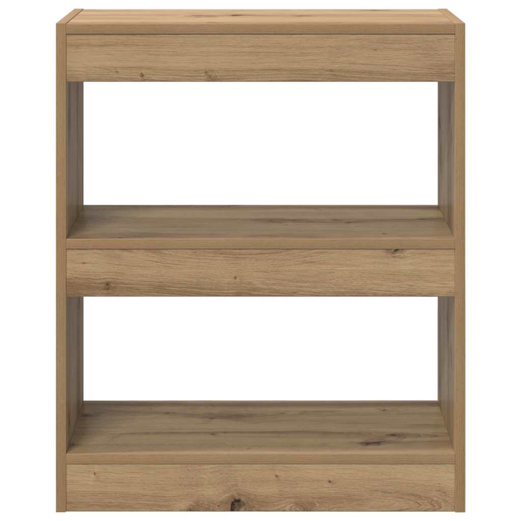 Boekenkast Artisan Eiken 60 x 30 x 72 cm Bewerkt hout is nu te koop bij PeponiXL, paradijselijk wonen!