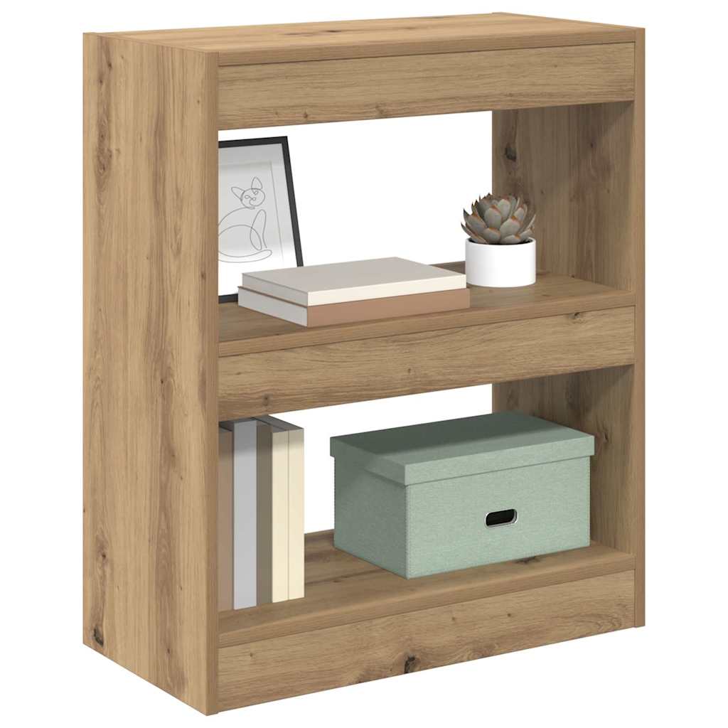 Boekenkast Artisan Eiken 60 x 30 x 72 cm Bewerkt hout is nu te koop bij PeponiXL, paradijselijk wonen!