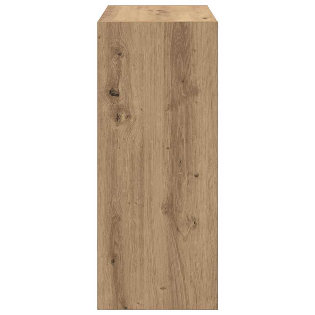 Boekenkast Artisan Eiken 60 x 30 x 72 cm Bewerkt hout is nu te koop bij PeponiXL, paradijselijk wonen!