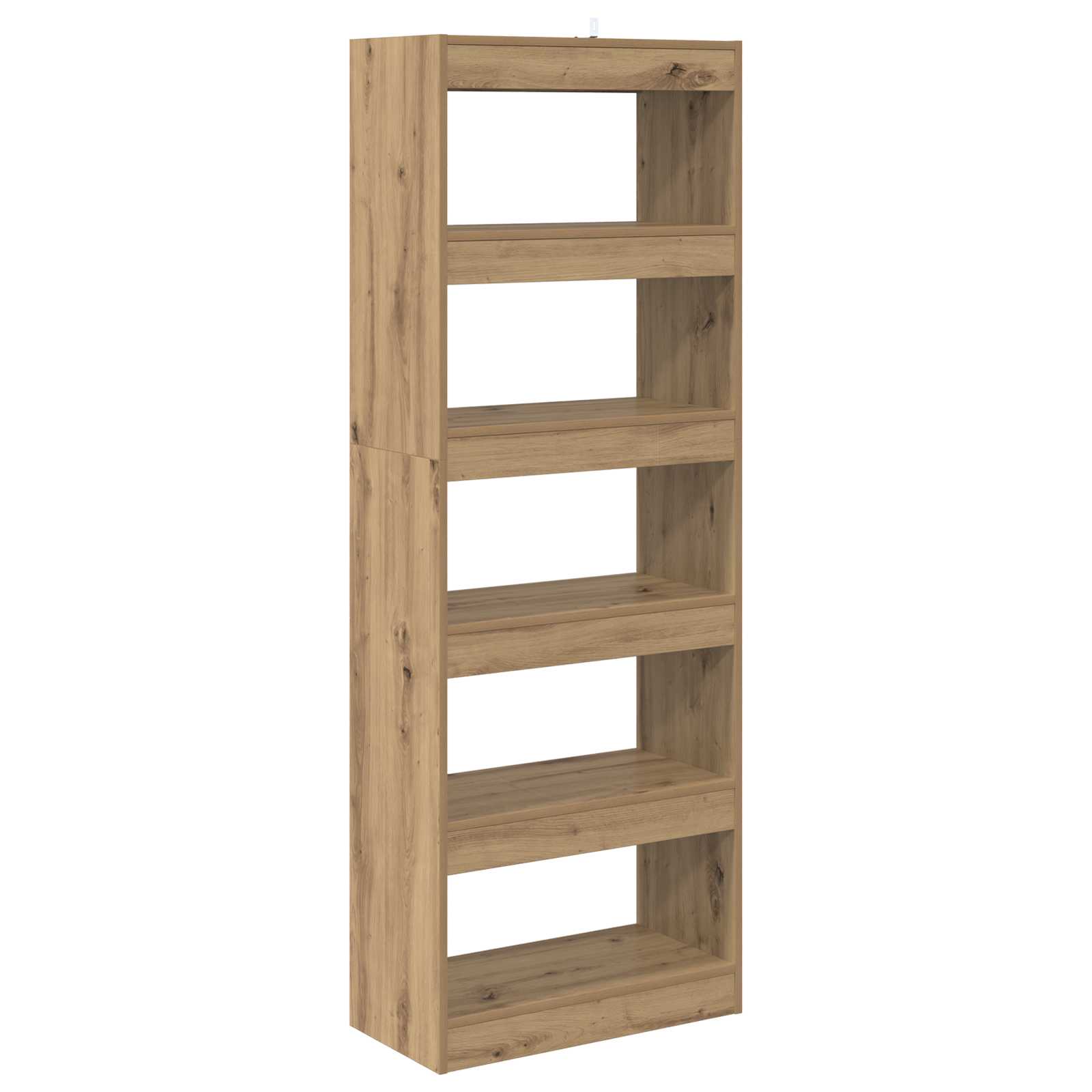 Boekenkast 5-laags 60 x 30 x 166 cm Bewerkt hout is nu te koop bij PeponiXL, paradijselijk wonen!