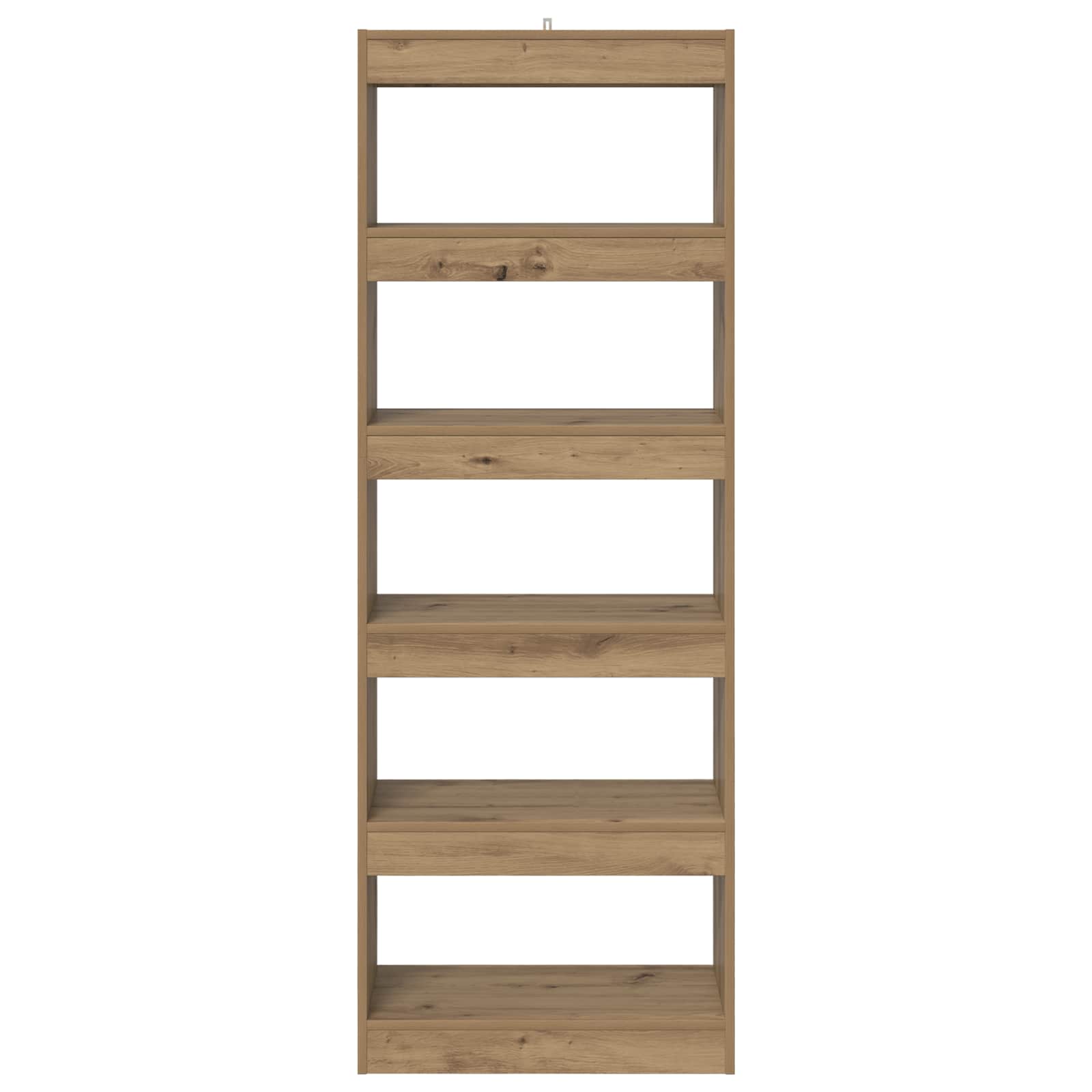 Boekenkast 5-laags 60 x 30 x 166 cm Bewerkt hout is nu te koop bij PeponiXL, paradijselijk wonen!