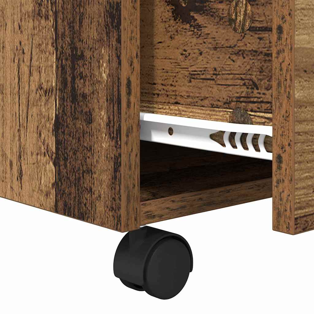 Salontafel met lade Oud Hout 55 x 55 x 45cm Bewerkt hout is nu te koop bij PeponiXL, paradijselijk wonen!