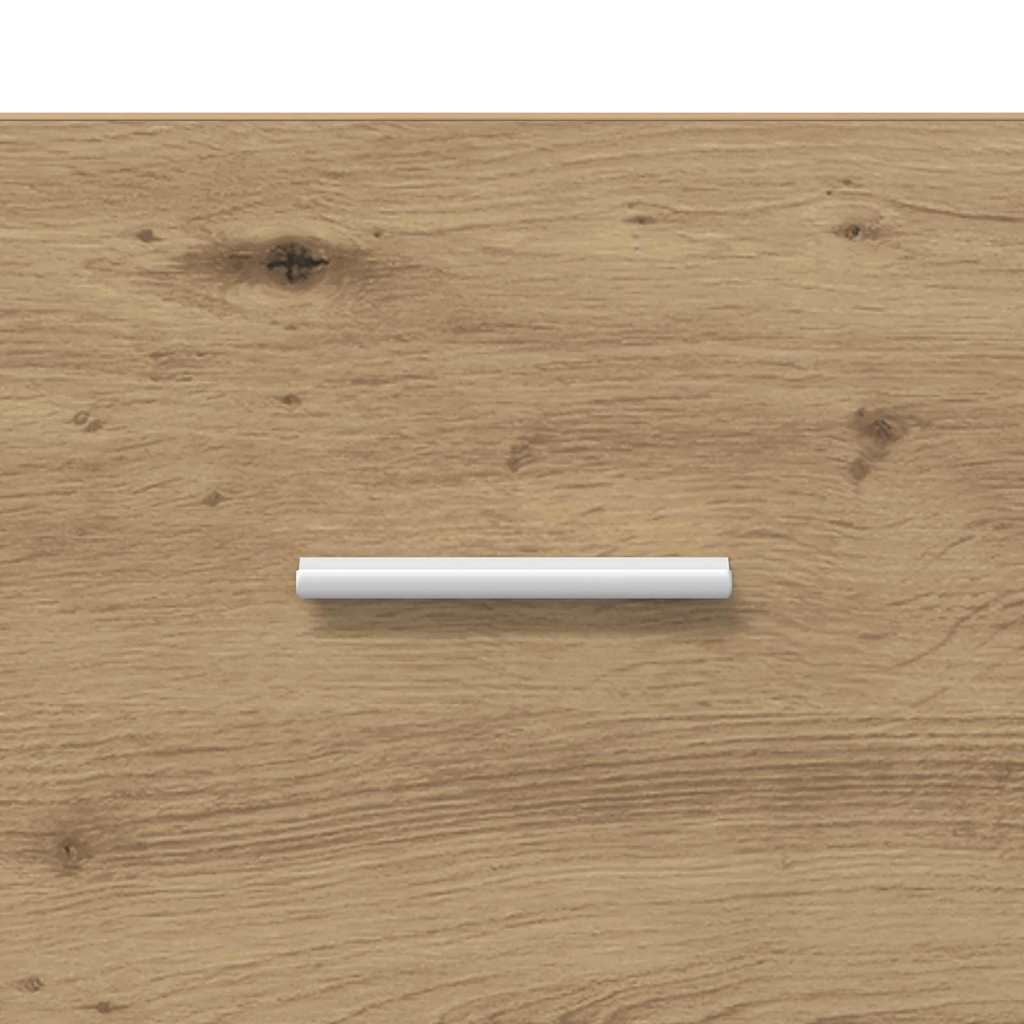 Salontafel met lade Artisan Eiken 55 x 55 x 45cm Bewerkt hout is nu te koop bij PeponiXL, paradijselijk wonen!