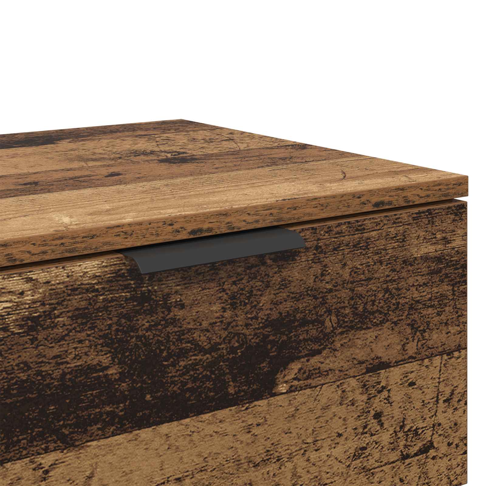 Nachtkastje met lade 2 pcs Oudhout 45 x 39 x 50cm Bewerkt hout is nu te koop bij PeponiXL, paradijselijk wonen!