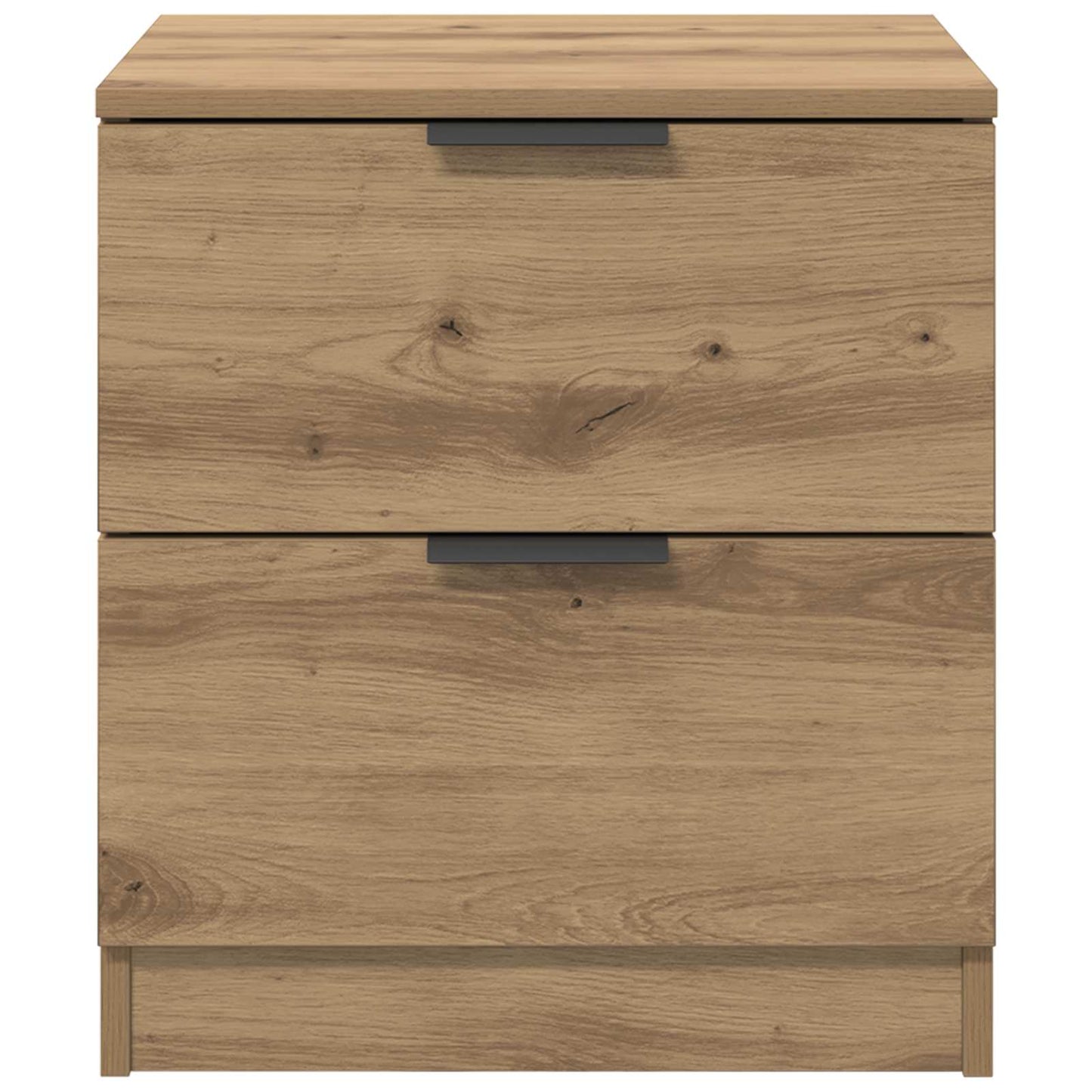 Nachtkastje 2 pcs Artisan Eiken 45 x 39 x 50cm Bewerkt hout is nu te koop bij PeponiXL, paradijselijk wonen!
