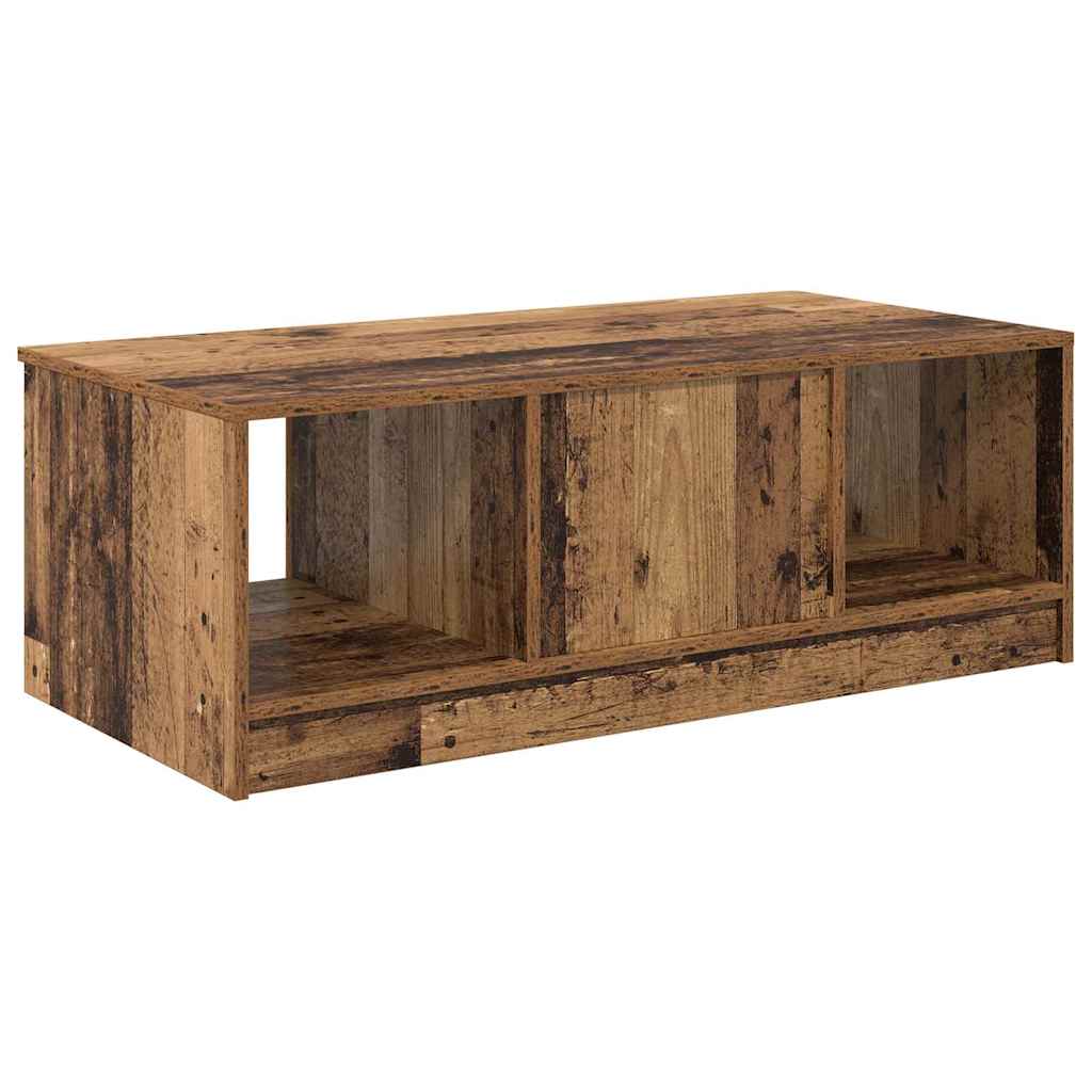 Salontafel met lade Oud Hout 102 x 50 x 36cm Bewerkt hout is nu te koop bij PeponiXL, paradijselijk wonen!