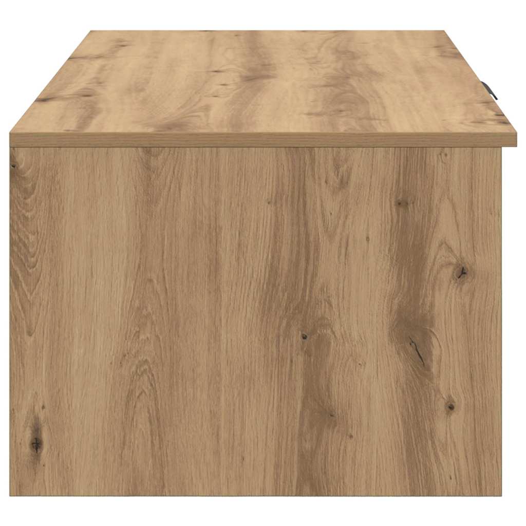 Salontafel met lade Artisan Eiken 102 x 50 x 36cm Bewerkt hout is nu te koop bij PeponiXL, paradijselijk wonen!