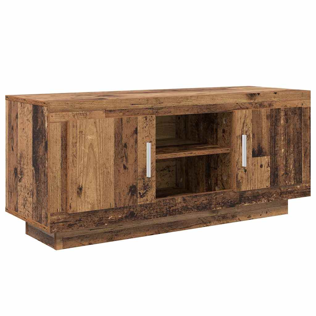 TV-kast Oud Hout 102 x 35 x 45 cm Bewerkt hout is nu te koop bij PeponiXL, paradijselijk wonen!