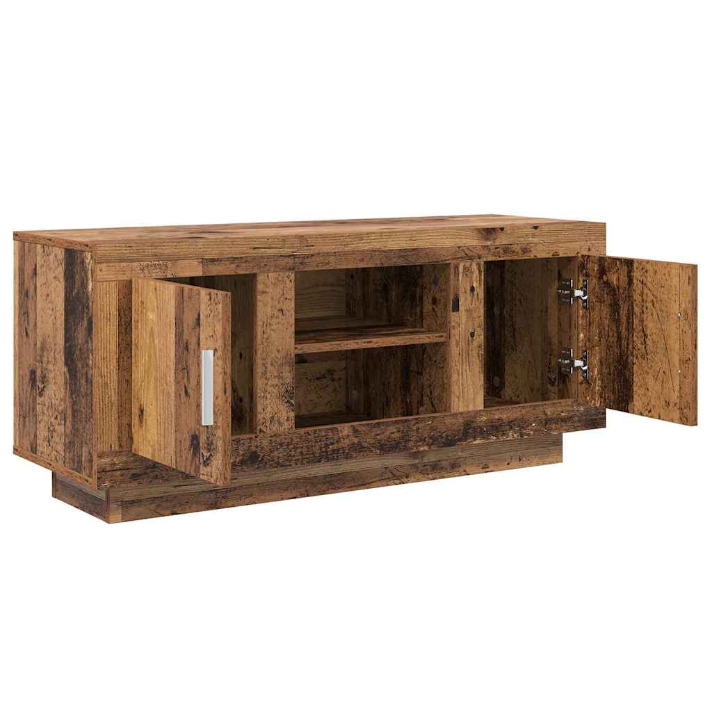TV-kast Oud Hout 102 x 35 x 45 cm Bewerkt hout is nu te koop bij PeponiXL, paradijselijk wonen!