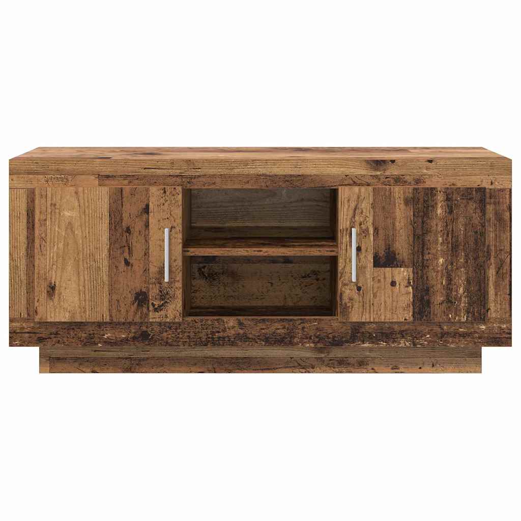 TV-kast Oud Hout 102 x 35 x 45 cm Bewerkt hout is nu te koop bij PeponiXL, paradijselijk wonen!
