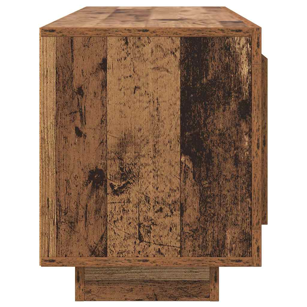 TV-kast Oud Hout 102 x 35 x 45 cm Bewerkt hout is nu te koop bij PeponiXL, paradijselijk wonen!