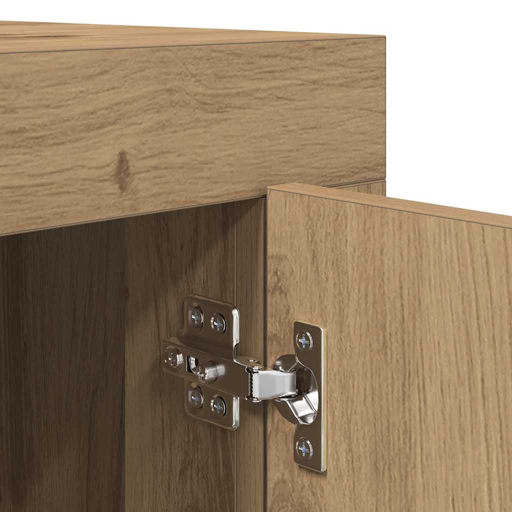 TV-kast Artisan Eiken 102 x 35 x 45 cm Bewerkt hout is nu te koop bij PeponiXL, paradijselijk wonen!