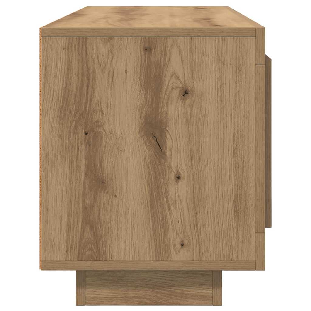 TV-kast Artisan Eiken 102 x 35 x 45 cm Bewerkt hout is nu te koop bij PeponiXL, paradijselijk wonen!