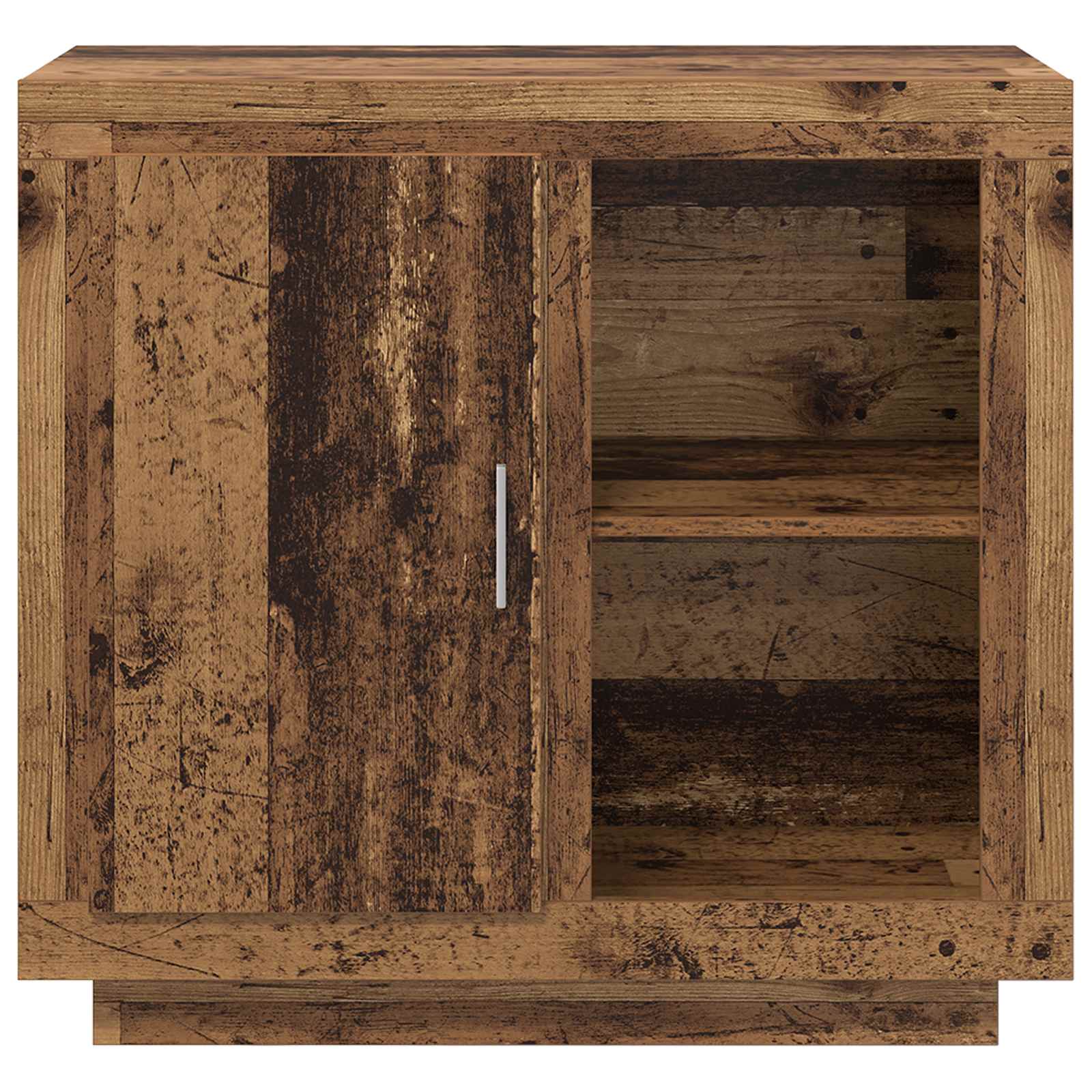Dressoir Oudhout 80 x 40 x 75 cm Bewerkt hout is nu te koop bij PeponiXL, paradijselijk wonen!
