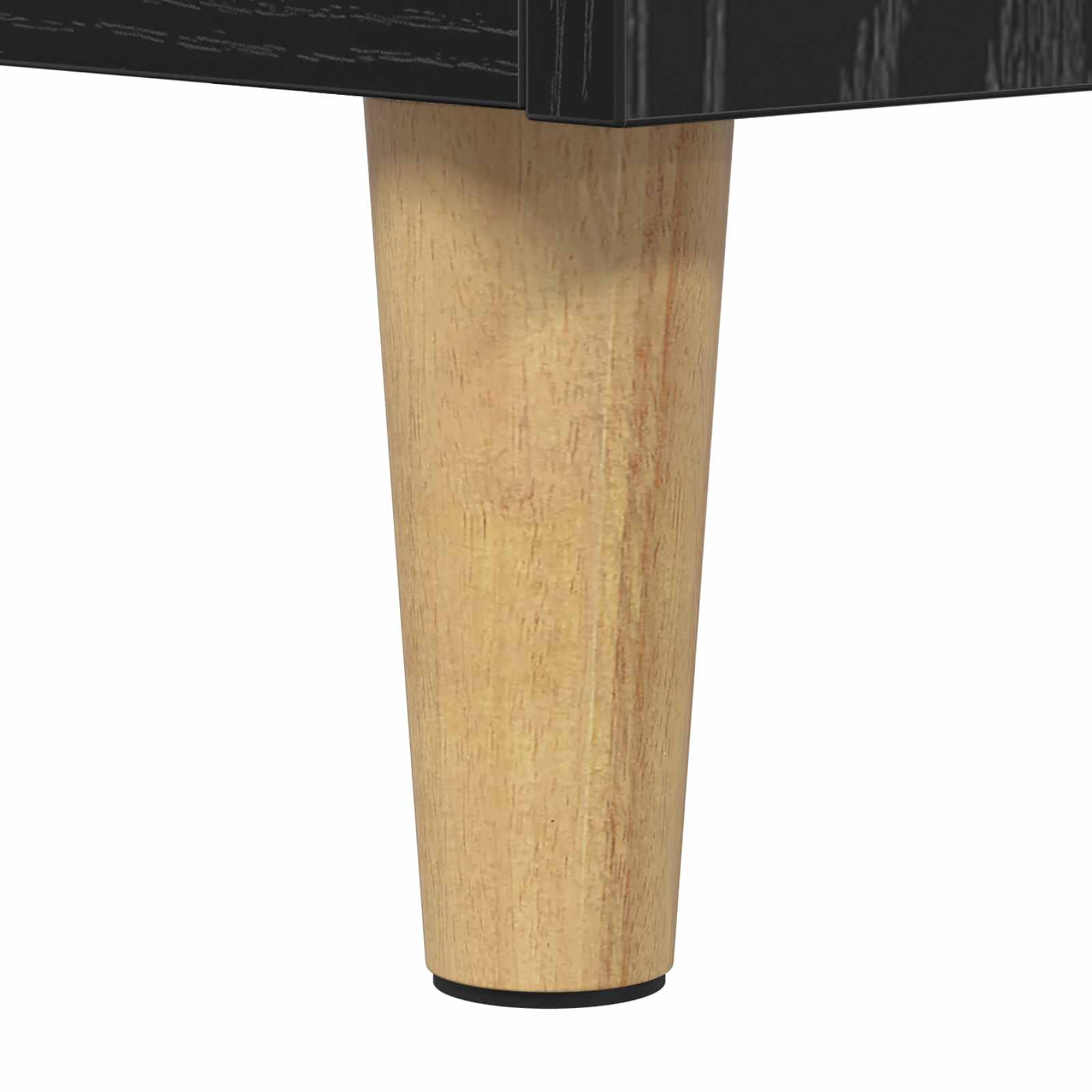Nachtkastje Zwart Eiken 40 x 40 x 66 cm Bewerkt hout is nu te koop bij PeponiXL, paradijselijk wonen!