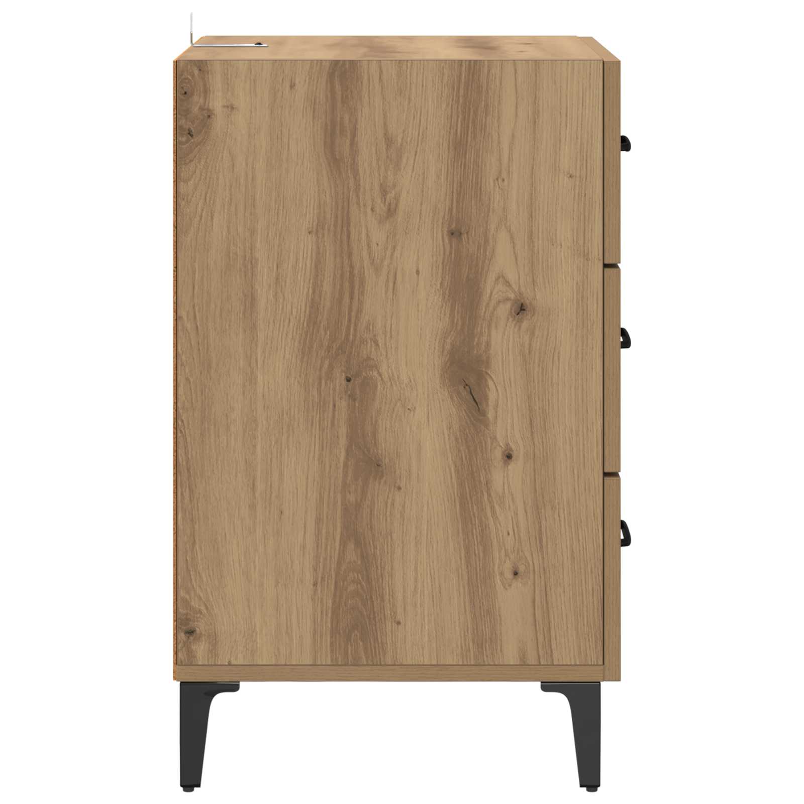 Nachtkastje Artisan Eiken 40 x 40,5 x 66 cm Bewerkt hout is nu te koop bij PeponiXL, paradijselijk wonen!