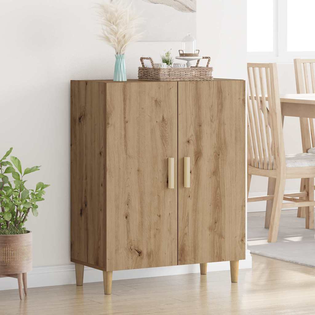 Dressoir Artisan Eiken 70 x 34 x 90 cm Bewerkt hout is nu te koop bij PeponiXL, paradijselijk wonen!