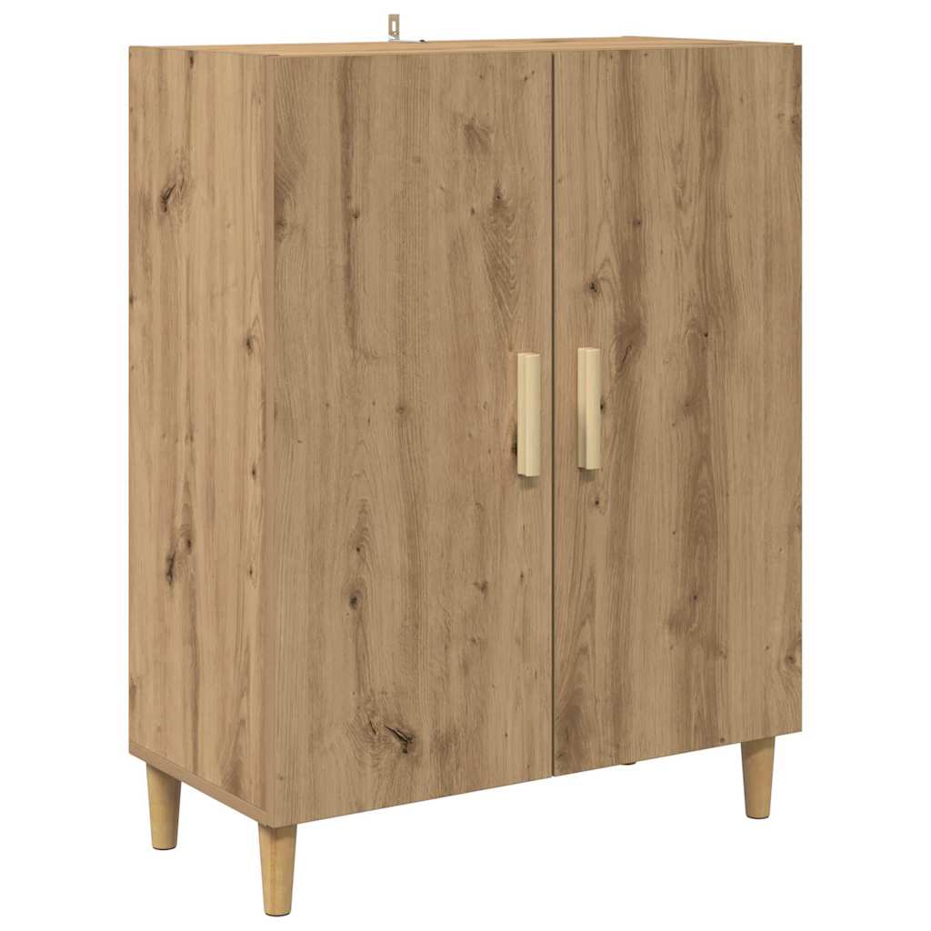 Dressoir Artisan Eiken 70 x 34 x 90 cm Bewerkt hout is nu te koop bij PeponiXL, paradijselijk wonen!